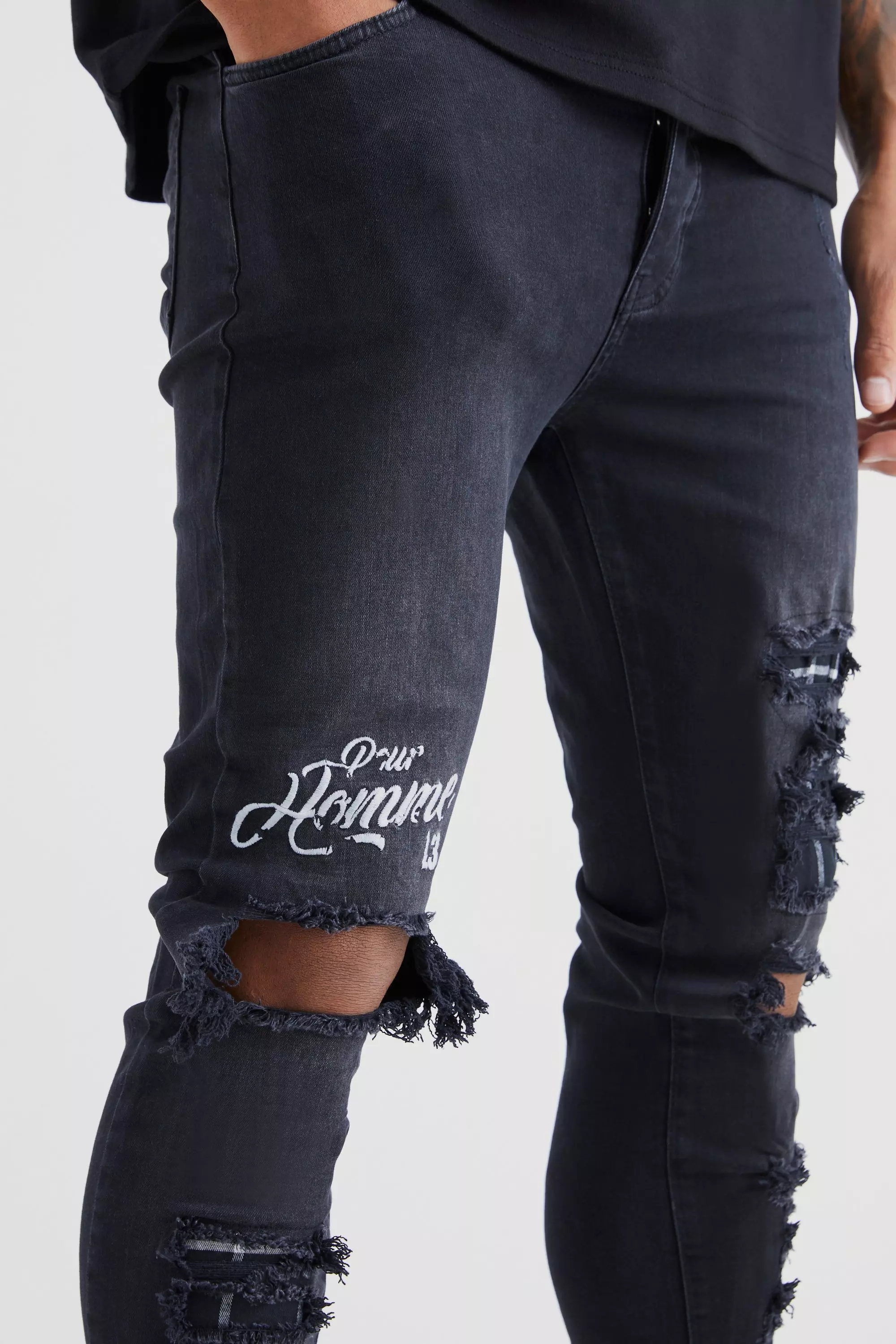 Graphic sales skinny jeans